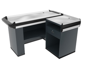 Comptoir de <span class=keywords><strong>caisse</strong></span> en acier de style américain personnalisé pour les supermarchés - Product Image 6
