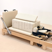 Machine de Pilates pliable en bois de chêne, système d'entraînement Pilates, équipement essentiel pour la maison, la salle de sport et le studio, fabricant et fournisseur