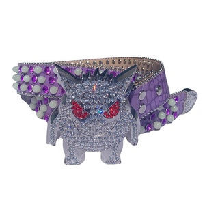 2023 nouvelle tendance <span class=keywords><strong>diamant</strong></span> <span class=keywords><strong>boucle</strong></span> de ceinture Streetwear brillant Bling cristal <span class=keywords><strong>boucle</strong></span> <span class=keywords><strong>en</strong></span> métal avec strass - Product Image 3