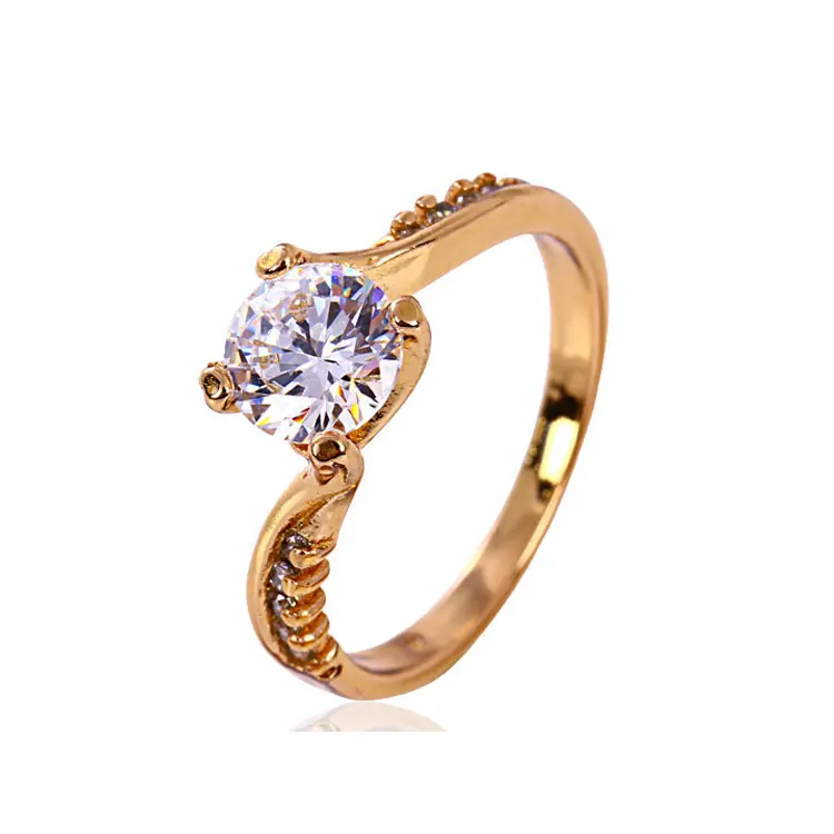 11106-Xuping voce Calda dubai oro anelli di fidanzamento in oro 18k per le ragazze