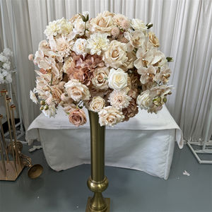 IFG 2026 Impresionante Diseño Floral Otoñal para Bodas, Arreglo de Flores Artificiales en Color Marrón Geige para Decoración de Eventos de Boda - Product Image 5