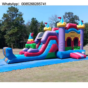 Combo de Tobogán Inflable, Castillo Inflable con Tobogán, Casa de Brinco Inflable para Jardín - Product Image 5