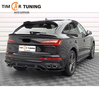 Aileron de toit noir brillant Tim Car Tuning Max pour Audi Q5/SQ5 Sportback 2021-2024 |   Aileron de coffre arrière sans perçage