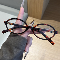 Gafas Ópticas Unisex Ovaladas para Uso Diario, Fabricadas con Montura TR90 Ligera y Suave y Lentes de Resina Transparente Cristalina