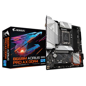 เมนบอร์ด B660M <span class=keywords><strong>AORUS</strong></span> Pro AX DDR4ใช้แล้วรองรับซีพียูรุ่น Intel Core เจนเนอเรชัน12th ที่มีช่องเสียบ LGA1700หน่วยความจำ DDR4 128g - Product Image 1