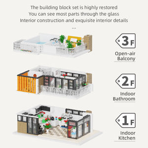 Masterpieces M23014 Vue de Rue Villa Moderne Créative Décoration de Bureau Blocs de Construction Jouet de Construction 2045 Pièces Cadeau DIY pour Enfants - Product Image 5