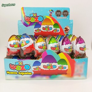 Novedoso Mini <span class=keywords><strong>Huevo</strong></span> de <span class=keywords><strong>Chocolate</strong></span> Wozo con Taza de <span class=keywords><strong>Chocolate</strong></span> y Juguete, Suministro de Confitería a Granel, Certificado Halal - Product Image 1