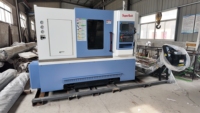 Tour CNC à lattes Supertech TK50D, centre de tournage de précision à grande vitesse avec changeur d'outils automatique pour la production de masse