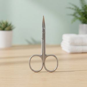 Tijeras de uñas curvas y rectas profesionales, herramienta de belleza de punta fina para manicura, cutícula de uñas, hoja afilada de acero inoxidable - Product Image 3