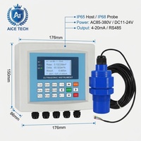 Débitmètre à ultrasons pour canal ouvert RC-MQ-201-C4, type Parshall, pour irrigation et eaux usées, homologué CE, 4-20mA RS485
