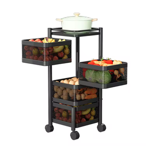 Usine en gros sans installation ménage Rack multifonctionnel 360 degrés fruits et légumes Rack de stockage - Product Image 6