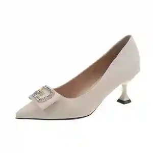 Chaussures de mariage en diamant et en cristal, à talons hauts, personnalisables, vente en gros, livraison gratuite, 2020