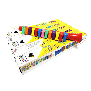Harmonica portable rose 8 touches pour enfants, instrument de musique en ABS, jouet mélodica coloré 13 touches, vente en gros - Product Image 3