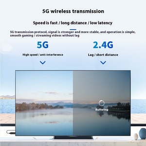อุปกรณ์ฉายภาพหน้าจอมือถือไร้สาย 15 เมตร 1080P แบบเสียบใช้งานได้ทันที ความคมชัดระดับ HD สำหรับต่อ <span class=keywords><strong>HDMI</strong></span> ใช้กับวิดีโอสปลิตเตอร์ สำหรับใช้ในสำนักงานและโน้ตบุ๊ก - Product Image 2