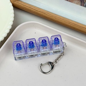 Porte-clés Fidget Patte de Chat Mignonne avec 4 Touches Sonores, Jouet de Décompression, Pendentif Clavier Mécanique, Cadeau Anti-Stress - Product Image 6