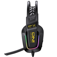 Casque de jeu filaire 2026 en promotion avec éclairage RGB pour l'e-sport, casque de jeu pour ordinateur avec son 7.1 et basses profondes X13