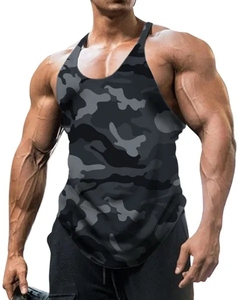Uomo <span class=keywords><strong>Bodybuilding</strong></span> top senza maniche allenamento <span class=keywords><strong>Fitness</strong></span> canottiere canottiere Oversize canotte di nuova moda - Product Image 5