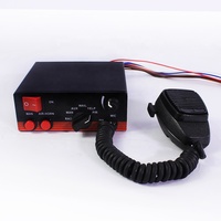 Sirène d'Alarme avec Microphone Amplificateur pour Sirène Incendie et Ambulance