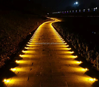 OFFRE SPÉCIALE Corps EN ALUMINIUM 3W RGB AUTOMATIQUE DMX LED RONDE Chemin Route Étape Lumière