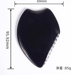 Xác thực tự nhiên Ngọc cạo bảng biểu tượng tùy chỉnh gua SHA massage mặt thiết kế đặc biệt dụng cụ chỉnh hình nâng đầy đặn tăng cường màu đen - Product Image 2