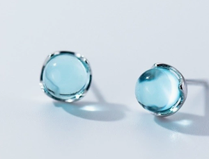 Ensemble LT-ED1119 en argent sterling 925, sirène bulle minimaliste, super féérique, design ouvert, sirène princesse, queue de poisson, larmes de sirène - Product Image 6