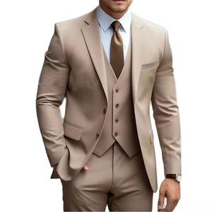 OEM personalizado al por mayor pantalones abrigos fotos de boda de los hombres Slim-Fit <span class=keywords><strong>traje</strong></span> formal - Product Image 1