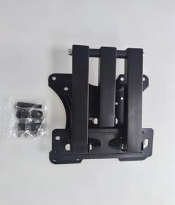 Support mural <span class=keywords><strong>en</strong></span> acier réglable <span class=keywords><strong>en</strong></span> hauteur HDL-117B-2 pour téléviseurs de 26 à 55 pouces, pivotant à 360 degrés, inclinable, VESA 400x400 mm, capacité de charge de 50 kg, supports de télévision, chariots - Product Image 2