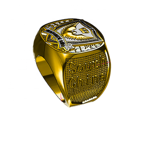 Кольца с логотипом золотого орла, модные высококачественные кольца из сплава для юбилейной коллекции подарков - Product Image 2