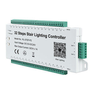Nuovo <span class=keywords><strong>Controller</strong></span> di illuminazione per scale sviluppato in 32 fasi per strisce LED a colori singoli e strisce di <span class=keywords><strong>2</strong></span> Pixel DC12-24V telecomando APP/Touch - Product Image 5