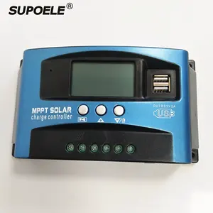 Contrôleur de Charge MPPT pour panneaux solaires, 12V/24V, 35a, avec écran LCD, double port USB