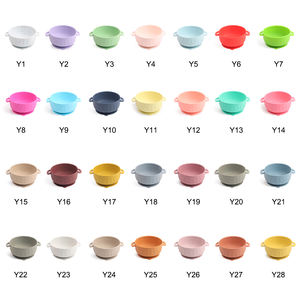 ชุดรับประทานอาหารซิลิโคนสำหรับเด็กผู้ชายและเด็กผู้หญิงชุดอาหารเด็กสีสันสดใสดีไซน์ใหม่ - Product Image 5