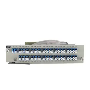 1U 랙 100GHZ AWG 40 파장 대용량 DWDM 시스템을 위한 멀티플렉싱/디멀티플렉싱 카드