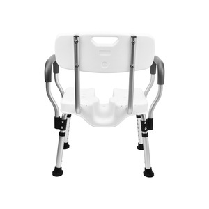 Nursing <b>Bath</b> Chair Aluminum Alloy 6-Level Height Adjustment Shower <b>Seat</b> For Elderly Bathroom Safety Equipment - Product Image 2