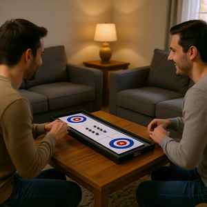 Juego de mesa portátil Vevor para shuffleboard y curling, 45 pulgadas, juego de destreza de plástico para 2 jugadores - Product Image 2