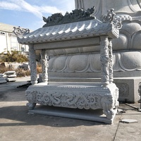 Brûle-encens et encensoir en pierre de granit naturelle verte du temple taoïste de Chine, XIANG LU, à vendre