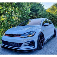 Car Front Bumper Spoiler Lip Diffuser Modification Part For Volkswagen Golf 7/7.5 GTI R Bumper Guard Protector Cover Accessories