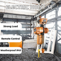 Palans électriques à câble simple ou double Iehc, télécommande, capacité 1T, protection IP65, utilisation en construction et dans les mines