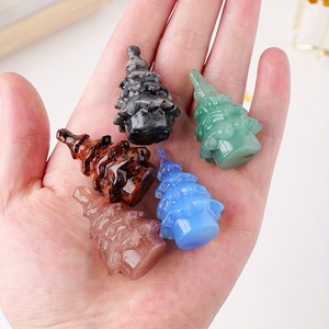 Hand Woven Mixed Raw Crystal Gravel <b>Christmas</b> <b>Tree</b> Amethyst Rose Quartz Citrine Crystal <b>Tree</b> Home <b>Table</b> <b>Christmas</b> Decor - Product Image 6
