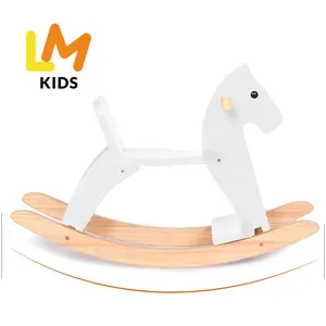 LM ของเล่นเด็ก 2024 ม้าโยก ม้าไม้ ม้าไม้ ของเล่นทางเพศ