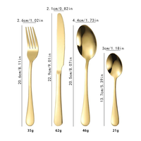 Ensemble de 24 couverts de luxe en acier inoxydable poli, motif ananas, pour banquets, cadeaux et vente en gros