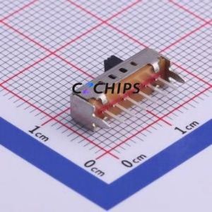 SS14D07L3B Slide Switch Through hole Component (THT) Switch Single Pole Four Throw Rectangle Pin Header PC Pin 14mm - Product Image 2