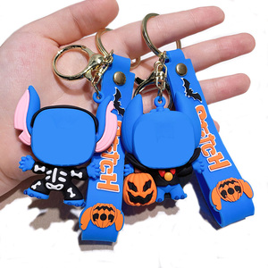 नए लोकप्रिय गेम पात्रों 3d सॉफ्ट pvc कीचेन प्लास्टिक कुंजी चेन कार्टून खिलौना ईंट गुड़िया कार पेंडल कार पेंडेंट - Product Image 4