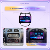 Cadre d'autoradio Maisimei 9 pouces pour PEUGEOT 206 2002-2010, accessoires de voiture, cadre de radio stéréo, façade de l'autoradio