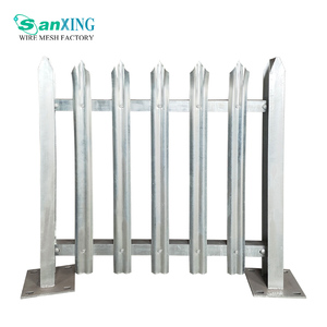 Black Powder Coated Steel Fence Panel Spearhead Top Metal Security Fence for Residential Commercial Outdoor Use - Product Image 2