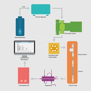 Cromatografia ionica del laboratorio del sistema di cromatografia di scambio ionico di AELAB CIC-D120 con la colonna & la bottiglia - Product Image 6