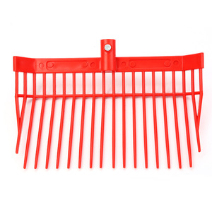Tête de rechange pour fourche à fumier Tête de fourche à 18 dents avec vis et écrous Râteau à fumier pour chevaux - Product Image 3