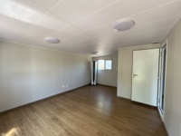 Maison de conteneur à double aile en acier de haute qualité de 20 pieds Bâtiment de conteneur pliant préfabriqué en paquet plat