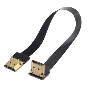 Góc 90 độ HDTV Nam để HDTV nam FPC phẳng kabel HDTV phẳng Slim Ribbon Cáp siêu mỏng FPV 20 <span class=keywords><strong>pin</strong></span> - Product Image 2