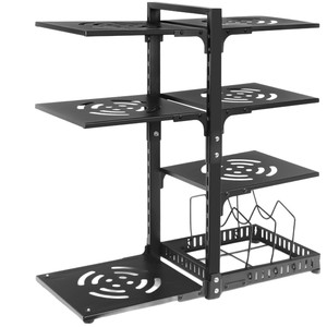 Ou Shu Mei Multi Layer Pot Rack Standing Type <b>Kitchen</b> <b>Storage</b> <b>Shelf</b> For Cookware Draining Dish Rack Non Folding Design - Product Image 5