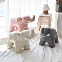 Pouf Chien Bouledogue Français, Siège Moderne au Design Mignon, Ottoman de Salon en Cuir de Haute Qualité, Cadeau de Déménagement, Éléphant pour Enfants